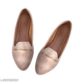Synthetic leather bellies by Sanu Footwear - unique, closed back ballerinas for women in sizes IND-4 to IND-9 (made in India)